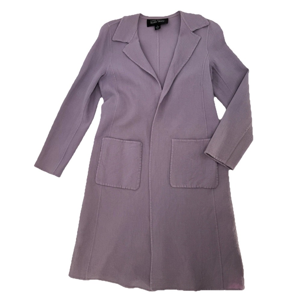 90s Lavender Blazer Jacket 8 Clean Girl Y2K Minimalist Office Siren Quiet Luxury